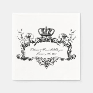 Serviette En Papier Élégant Papier Mariage Regal