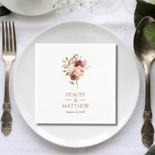 Serviette En Papier Élégant rose rose rouge rose rose rose rose pâle M