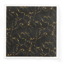 Elégante boîte à vin noir & or