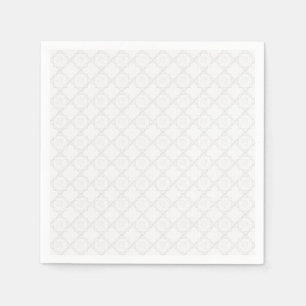 Serviette En Papier Elégante dentelle blanche