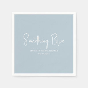 Serviette En Papier Elégante Fête des mariées bleu clair