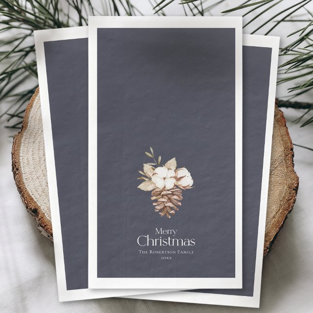 Serviette En Papier Élégante serviette d'hôte hivernale (Créateur téléchargé)