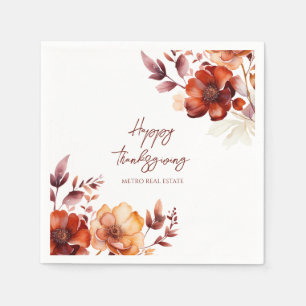 Serviette En Papier Elégante Société Thanksgiving Party