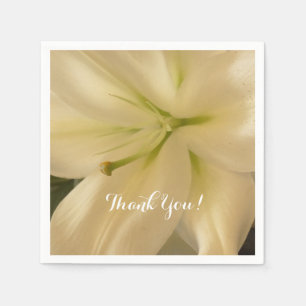 Serviette En Papier Élégantes serviettes en Crema Blanc