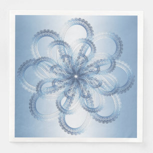 Serviette En Papier Élément Paisley.