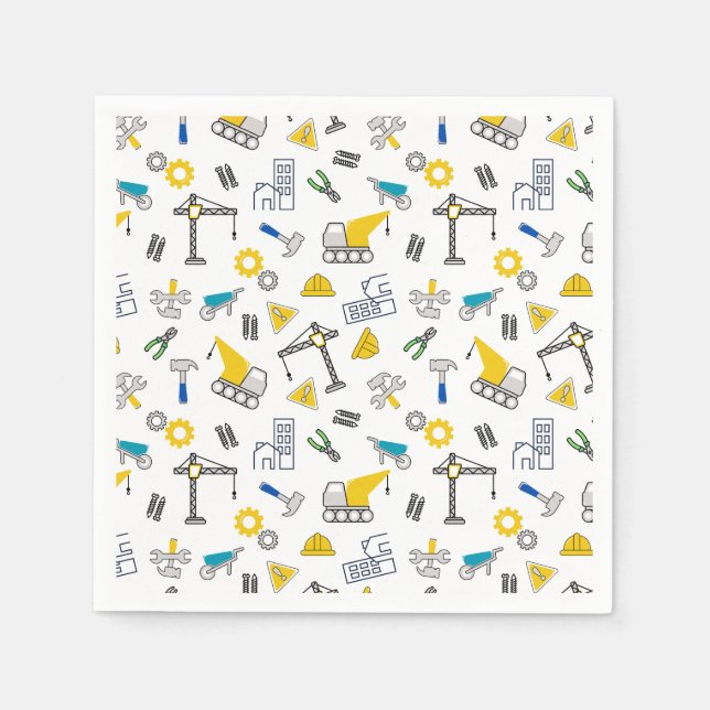 Serviette En Papier Éléments de construction (Devant)