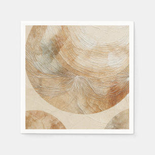 Serviette En Papier Éléments naturels neutres de l'air Bohème de Bohèm