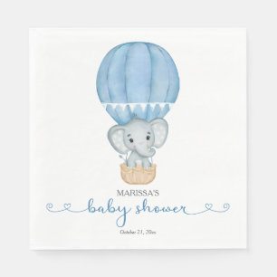 Serviette En Papier Eléphant Baby Boy Douche