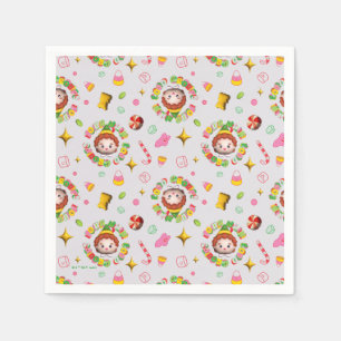 Serviette En Papier Elf the Movie   Quatre grands groupes alimentaires