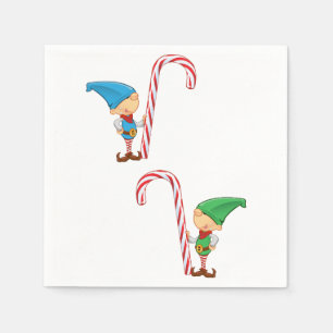 Serviette En Papier Elfes Avec Sucres de canne Papier