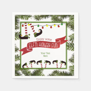 Serviette En Papier ELF'n Holiday Fun