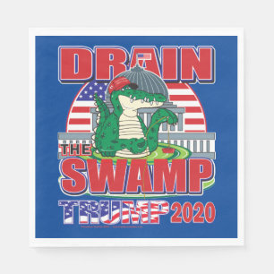 Serviette En Papier Éliminer le marais Trump 2020