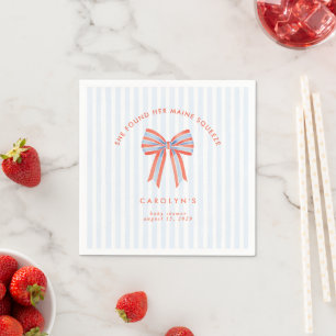 Serviette En Papier Elle a trouvé son Maine Squeeze homard côtier