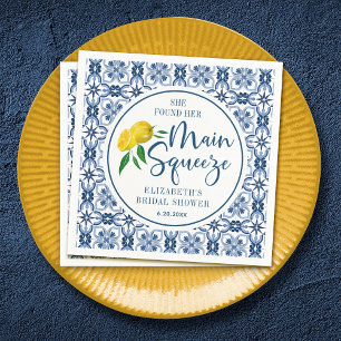 Serviette En Papier Elle A Trouvé Son Principal Squeeze Lemon Italien