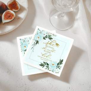 Serviette En Papier Elle Croyait Qu'Elle Pouvait Faire La Grad Party N