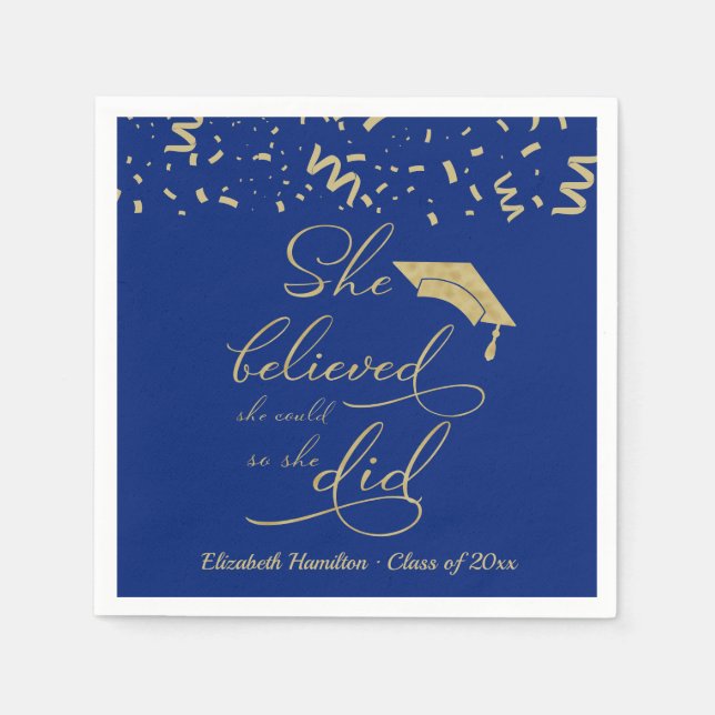 Serviette En Papier Elle Croyait Qu'Elle Pouvait Le Faire Pour Qu'Elle (Devant)