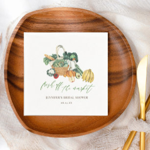 Serviette En Papier Elle est fraîche de la mariée douche