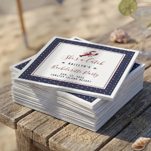 Serviette En Papier Elle est un parti de fête de demoiselle d'honneur 