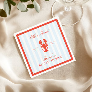 Serviette En Papier Elle est un trésor Réveillon de mariage rouge et b
