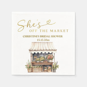 Serviette En Papier Elle n'est pas à la Fête des mariées du marché