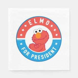 Serviette En Papier Elmo pour l'insigne du président