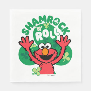 Serviette En Papier Elmo   Rouleau "N" shamrock
