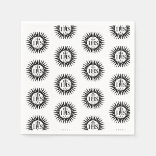 Serviette En Papier Emblème de la Société de Jésus