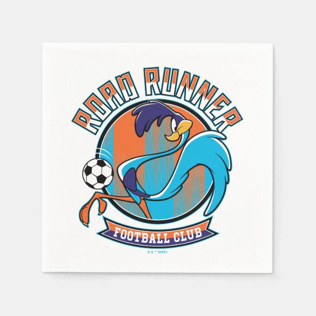 Serviette En Papier Emblème du club de football ROAD RUNNER™ (Devant)