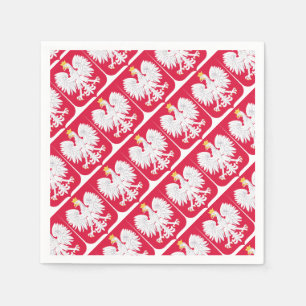 Serviette En Papier Emblème polonais - Bouclier polonais - Polska Herb