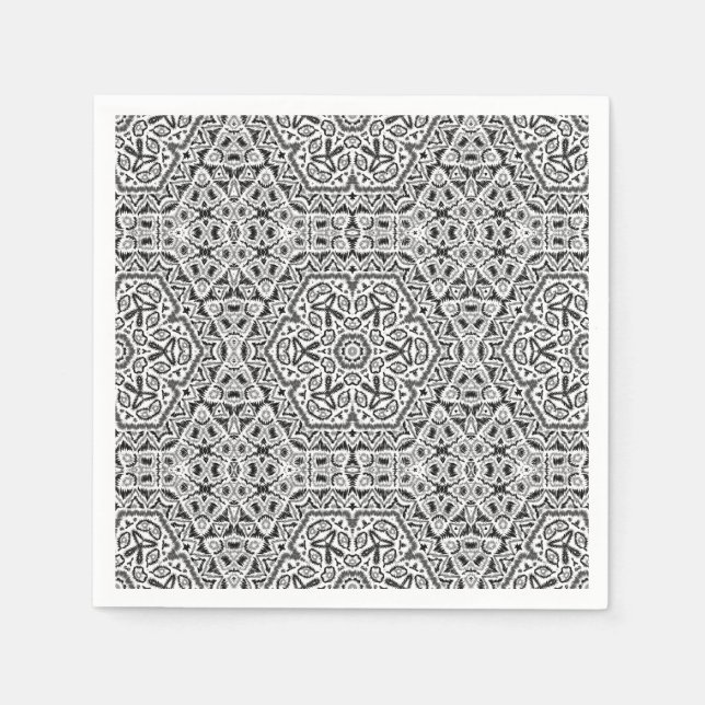 Serviette En Papier Embrayage sans fil ethno-boho tribal ornemental t (Devant)