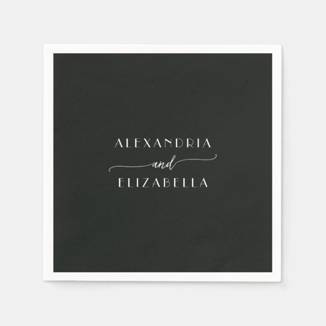 Serviette En Papier Émeraude Forêt classique Sticker rond serviettes (Devant)