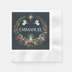 Serviette En Papier Emmanuel Christmas angels