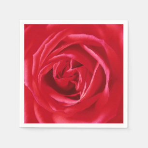 Serviette En Papier Empreinte rouge