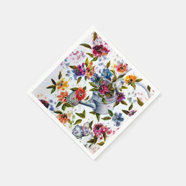 SERVIETTE EN PAPIER EMPREINTES DE PATTES L'EAU PEUT PAPIER NAPKINS (Coin)