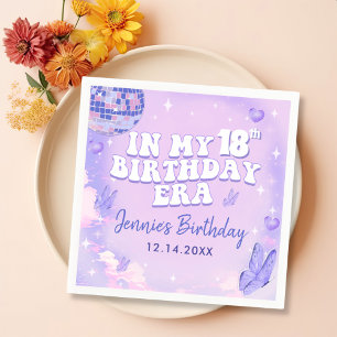 Serviette En Papier En mon 18e anniversaire