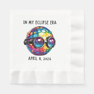 Serviette En Papier En Mon Époque D'Éclipse Solaire 2024