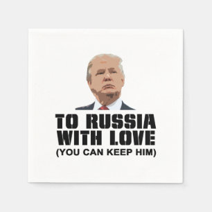 Serviette En Papier En Russie avec amour