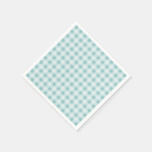 Serviette En Papier En vichy personnalisé vérifier plaid motif serviet