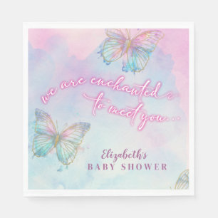Serviette En Papier Enchanté de rêve pour vous rencontrer Baby shower 