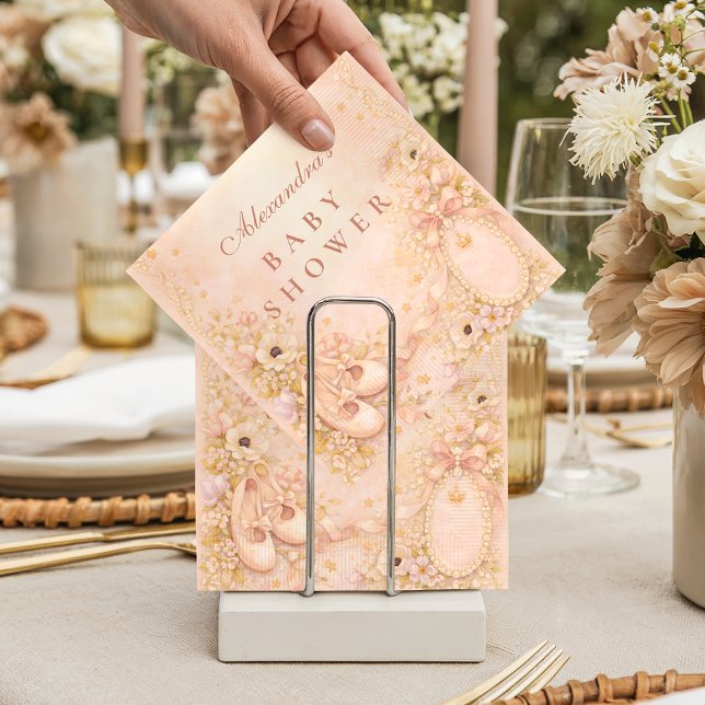 Serviette En Papier Enchanted Princess Baby Shower (Créateur téléchargé)