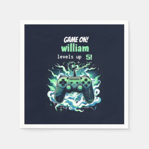 Serviette En Papier Enfants cool niveau de jeu jusqu'à 5e anniversaire