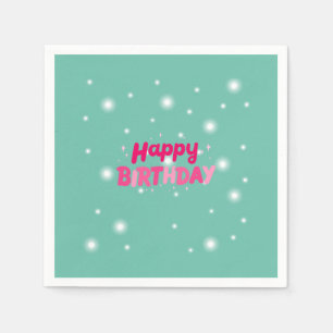Serviette En Papier Enfants d'anniversaire