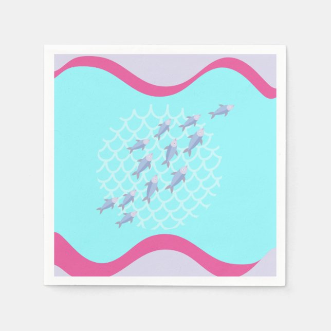 Serviette En Papier Enfants d'anniversaire (Devant)