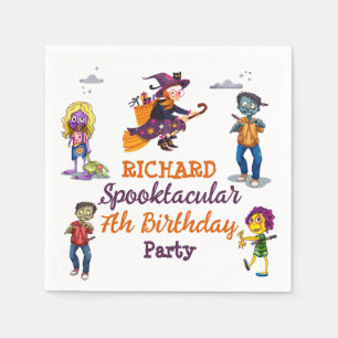 Serviette En Papier Enfants Éffrayant Halloween Costume Bir Papier Nap