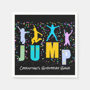 Serviette En Papier Enfants Jump & Play Trampoline Anniversaire Bash