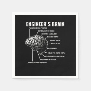 Serviette En Papier Engineers Brain Engineering