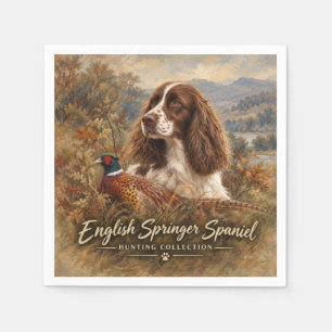 Serviette En Papier English Springer Spaniel