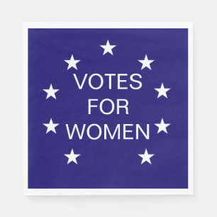 Serviette En Papier Ensemble de 50 votes de suffragette pour le papier