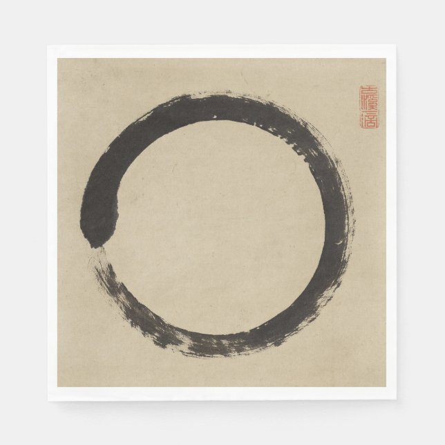 Serviette En Papier Enso par Taido Shufu (Devant)