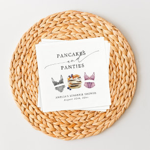Serviette En Papier Enterrement de vie de jeune fille Pancakes & Culot